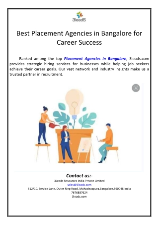 Best Placement Agencies in Bangalore for Career Success