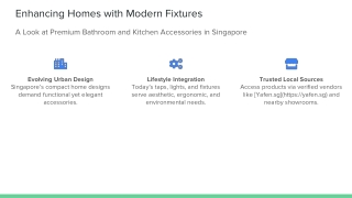 A Look at Premium Bathroom and Kitchen Accessories in Singapore
