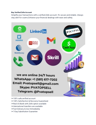 buy verified zelle account simplify your