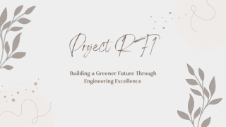 Matthew Stone Project RF1 Leading Sustainable Innovation in Engineering Design