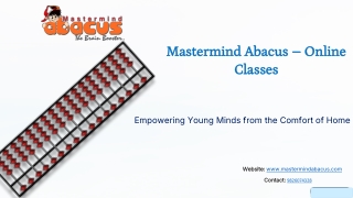 mastermind abacus online classes