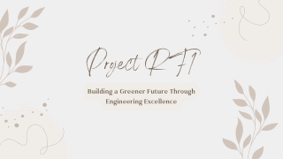 Duncan Clark Project RF1 Driving Strategic Growth in Clean Technology