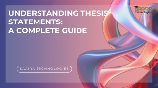 understanding thesis statements a complete guide