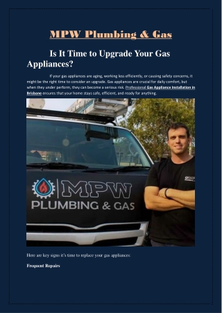 Is It Time to Upgrade Your Gas Appliances