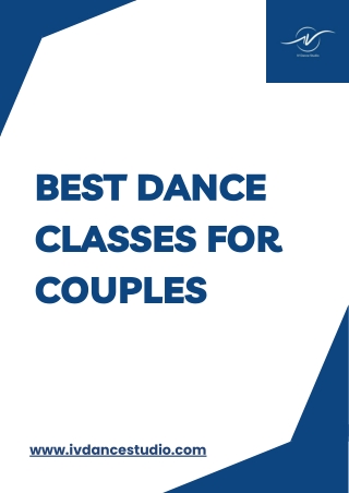Join the Best Dance Classes for Couples Now