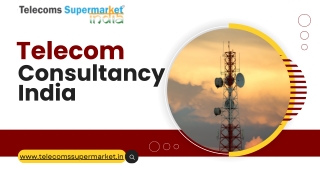 Telecom Consultancy India Empowering Businesses with Strategic Telecom Solutions