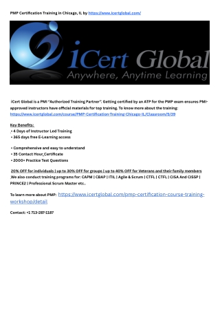 PMP Certification Training in Cedar Rapids, IA
