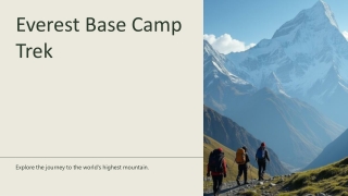 everest base camp trek