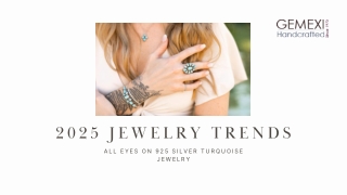 2025 Jewelry Trends All Eyes on 925 Silver Turquoise Jewelry