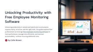 The Best Free Employee Monitoring Software Tools in 2025