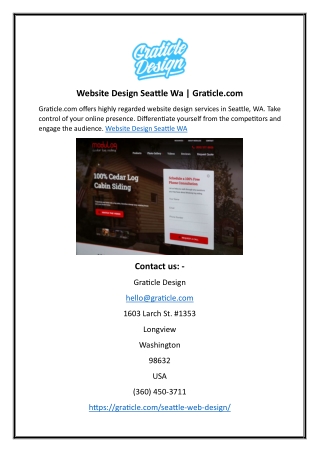 Website Design Seattle WA
