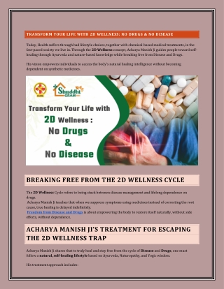 Transform Your Life with 2D Wellness_ No Drugs & No Disease