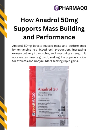 How Anadrol 50mg Supports Mass Building and Performance