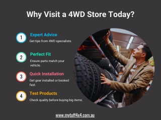Why Visit a 4WD Store Today?