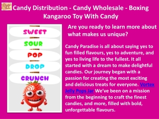 Candy Distribution - Candy Wholesale - Boxing Kangaroo Toy With Candy