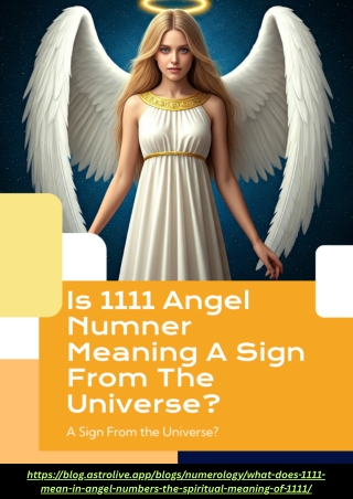 Is 1111 angel numner meaning a Sign From the Universe?