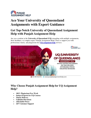 ace your university of queensland assignments