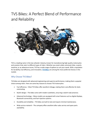 TVS Bikes (1)
