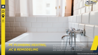 PC Plumbing Heating, AC & Remodeling: Natick, Wellesley, Newton, Framingham.