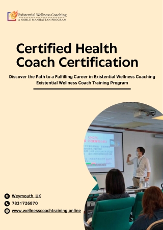 Start Your Journey as a UK Health Coach | Wellness Coach Certification