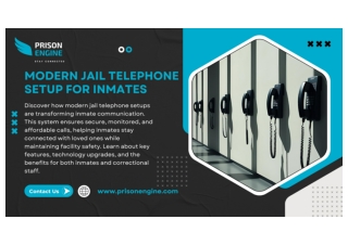 Modern Jail Telephone Setup for Inmates