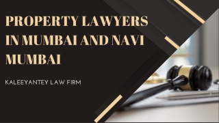 The Best Property Lawyer in Mumbai & Navi Mumbai (2025)