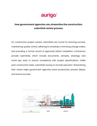 How government agencies can streamline the construction submittal review process