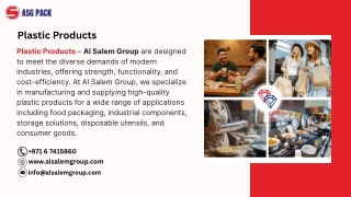 plastic products