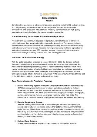 servotechinc about us