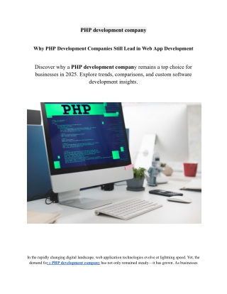 php development company