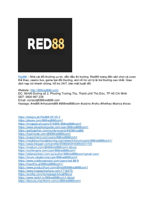 red88 nh c i i th ng uy t n d n u th tr ng red88