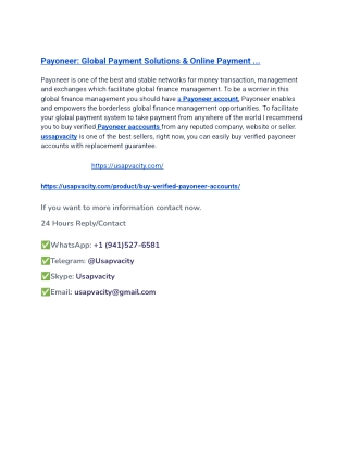 Payoneer_ Global Payment Solutions & Online Payment ...