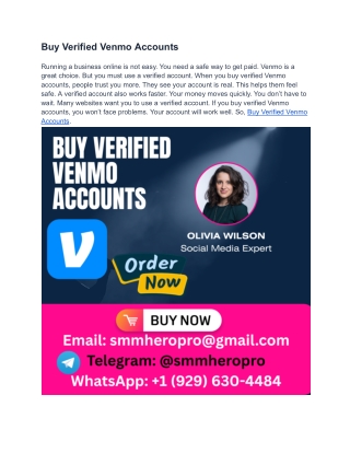buy verified venmo accounts