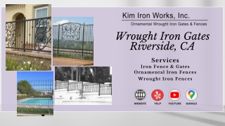 Wrought Iron Gates Riverside, CA