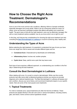 How to Choose the Right Acne Treatment_ Dermatologist’s Recommendations (1)