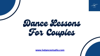 Get Fun Dance Lessons for Couples for All Skill Levels