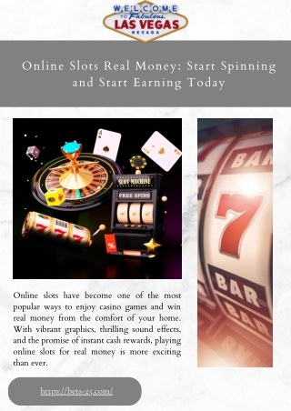 online slots real money start spinning and start