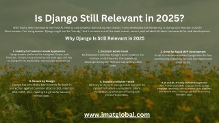 is django still relevant in 2025