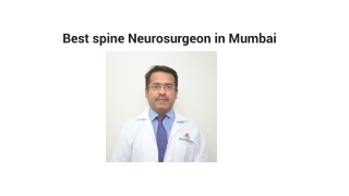 Best spine Neurosurgeon in Mumbai