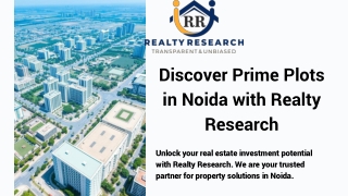 discover prime plots in noida with realty research