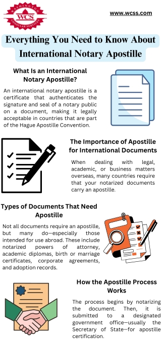 Everything You Need to Know About International Notary Apostille