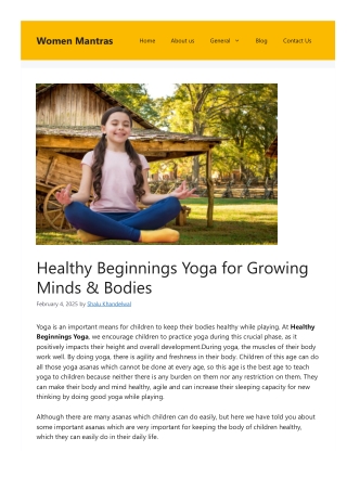 Daily Yoga Routine for Beginners: Simple Poses to Build Strength, Flexibility, a