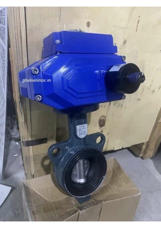 van bướm gang điều khiển bằng điện