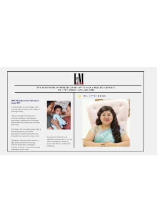 Smart IVF for Couples _ Dr Jyoti Bandi _ Best IVF Specialist in HSR Layout