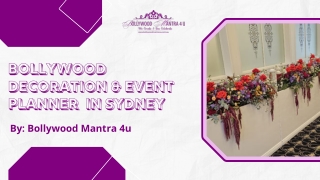 Bollywood Decoration & Event Planner  in Sydney