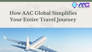 how aac global simplifies your entire travel