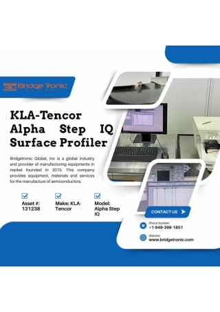 KLA-Tencor Alpha Step IQ