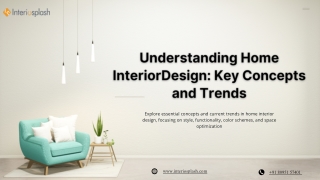 Understanding Home InteriorDesign Key Concepts and Trends