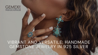 Vibrant and Versatile Handmade Gemstone Jewelry in 925 Silver