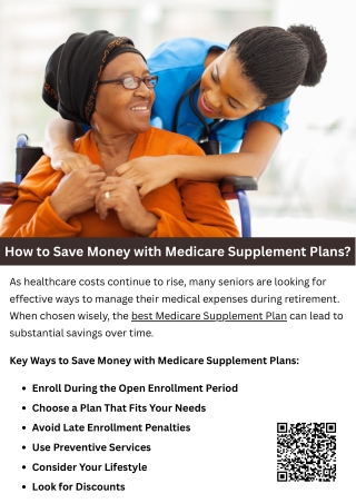 How to Save Money with Medicare Supplement Plans?